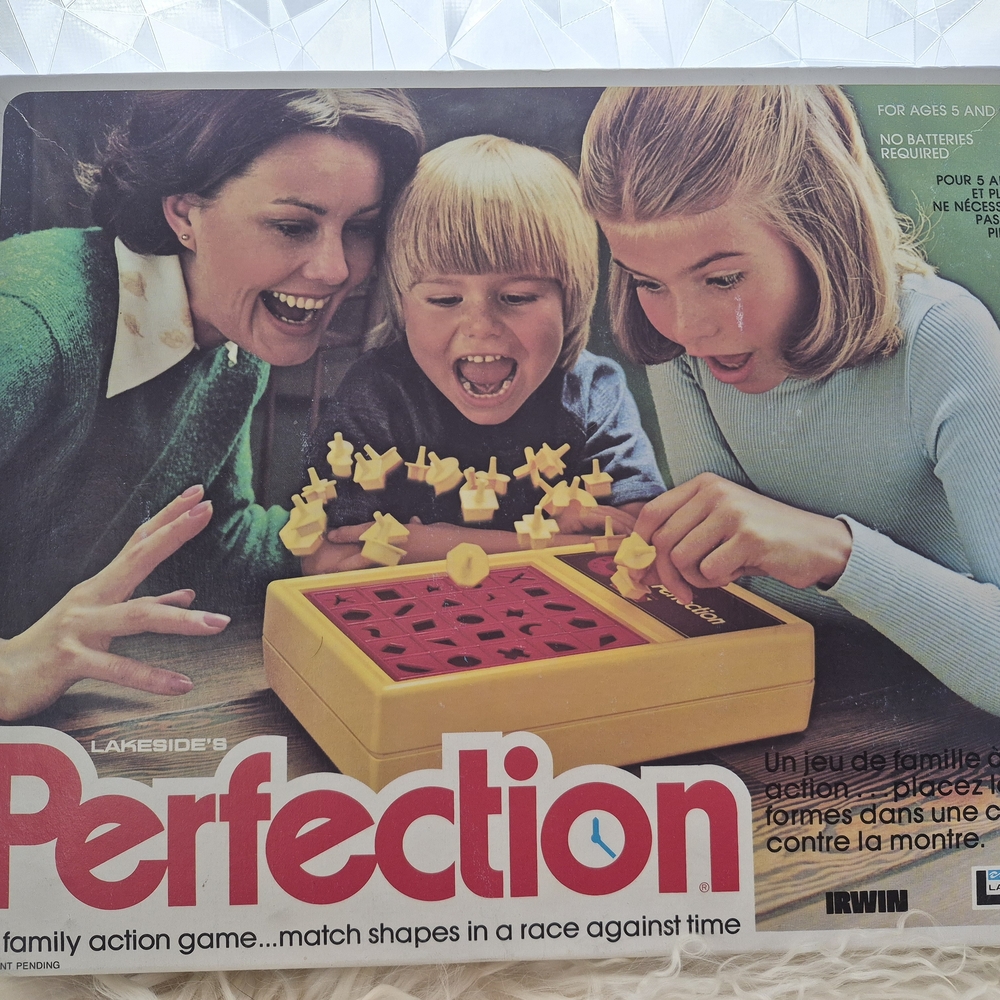 Vintage 1979 PERFECTION Board Game | 100% COMPLETE | Lakeside Retro 